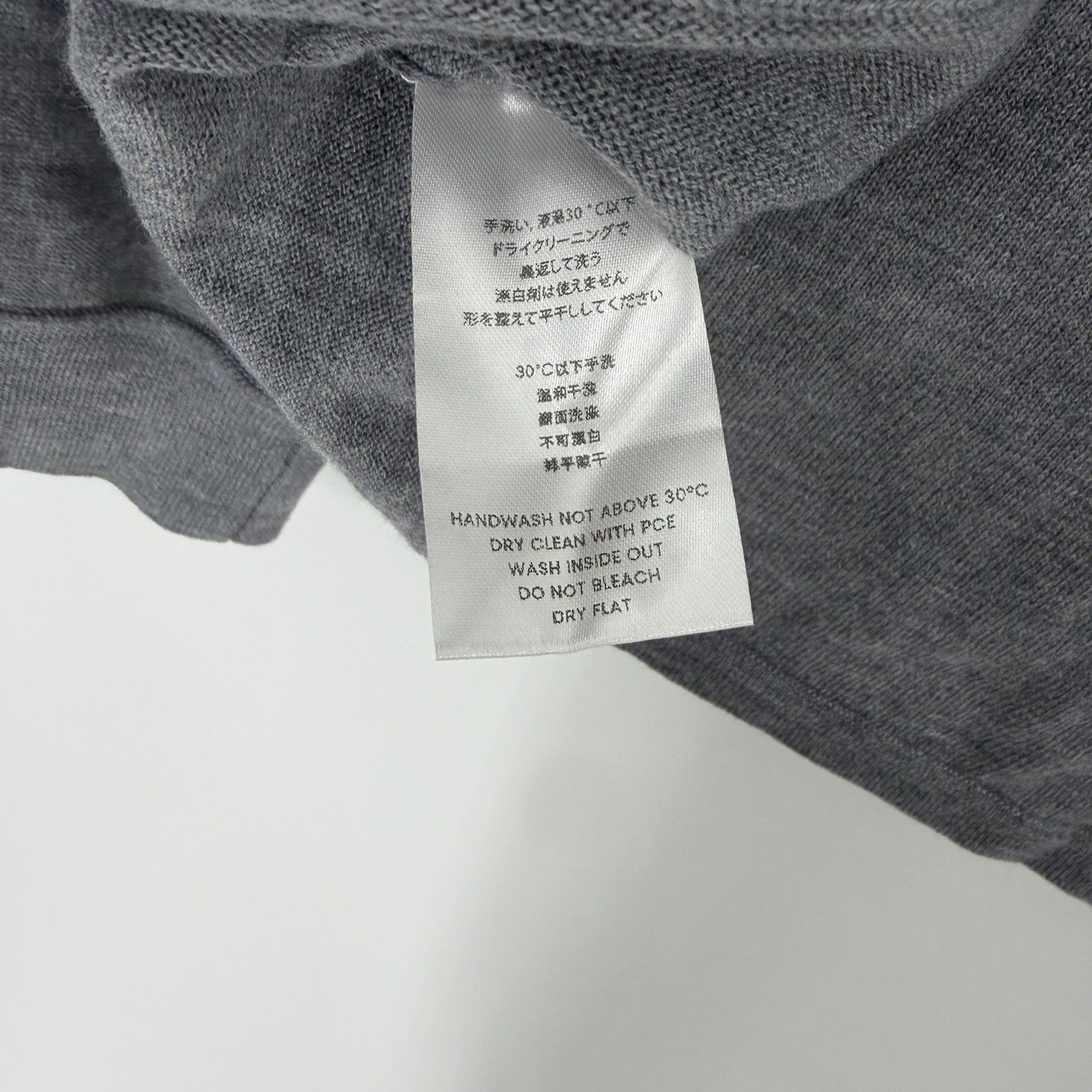 Gentle Herd Sweater Size Medium Womens Gray Merino Wool Mock Neck Pullover Soft — image 8 of 8